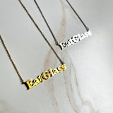Eat Glass Necklace