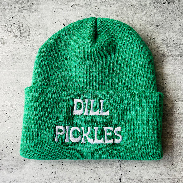 Dill Pickles Beanie // made in the USA