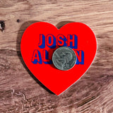 Josh Allen Heart Sticker