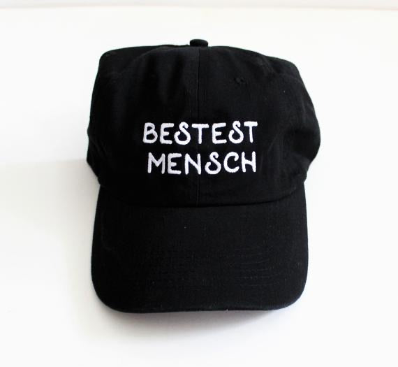 Bestest Mensch Dad Hat