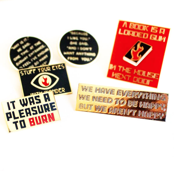 Fahrenheit 451 Pin Set