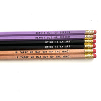 Sylvia Plath Pencil Set
