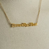 Damn the Man Necklace