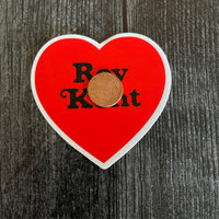 Roy Kent heart Ted Lasso Sticker