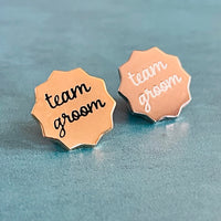Small Team Groom Enamel Pin