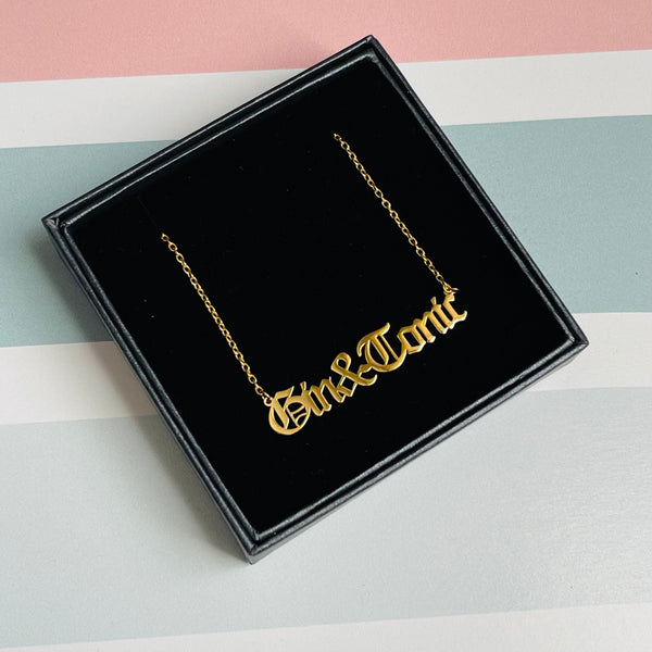 Gin and tonic Necklace