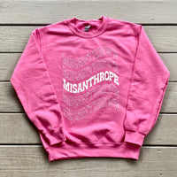 Misanthrope Sweatshirt // Black or Pink
