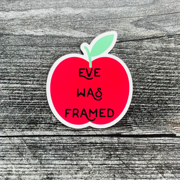 Eve was Framed Thin Magnet