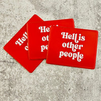 Hell is other people Vaccine Card Holder