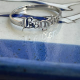 Bagels Adjustable Dainty Ring