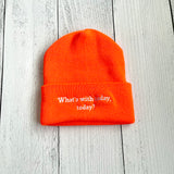 What’s with Today Today Beanie // made in the USA