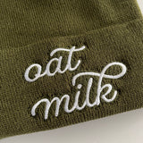 Oat Milk Beanie // made in the USA