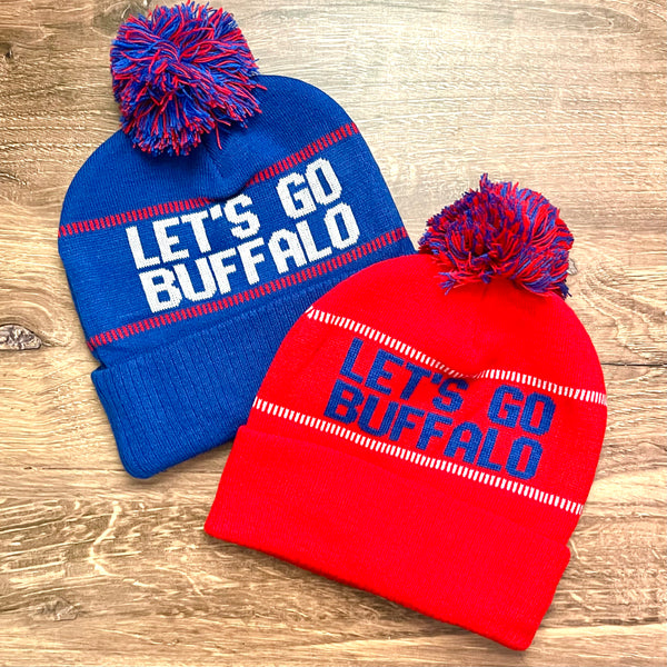 buffalo bills knit winter hat