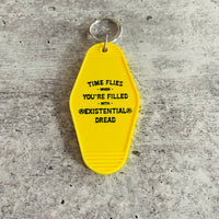 Existential Dread hotel Motel Keychain