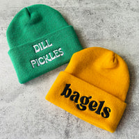 Dill Pickles Beanie // made in the USA