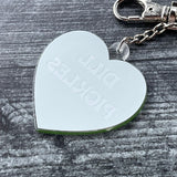 Dill Pickles Heart Acrylic Keychain