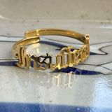 Insufferable Adjustable Dainty Ring