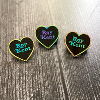 Roy Kent Enamel Heart Pin