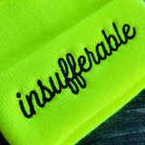 Insufferable Beanie // made in the USA