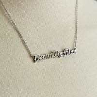 Damn the Man Necklace