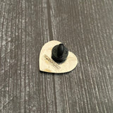 Brandon Flowers Enamel Heart Pin