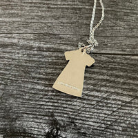 Roswell Waitress Uniform or Antar Symbol Enamel Necklace