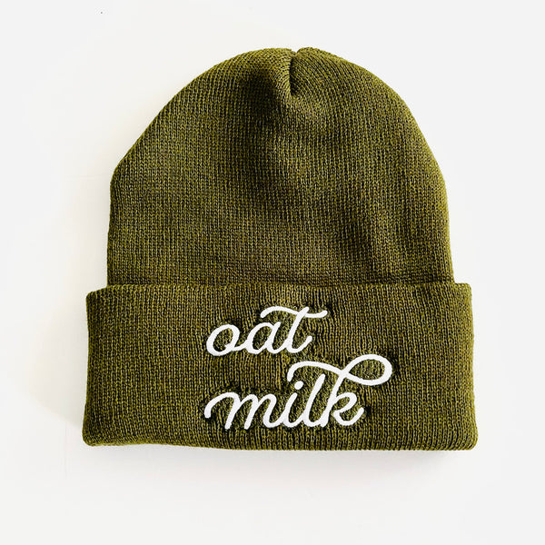 Oat Milk Beanie // made in the USA