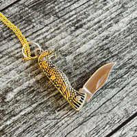 Hawk Tiny Knife Necklace