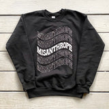 Misanthrope Sweatshirt // Black or Pink