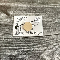 George Lassos the Moon // It’s a Wonderful Life Sticker