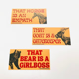 That Goat is a Gatekeeper Bumper Sticker