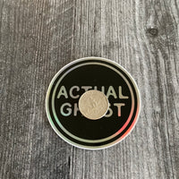 Actual Ghost // holographic Sticker