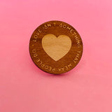 Wooden Lapel Pins // made in America