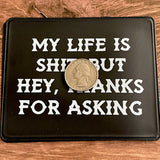 My life is shit, but hey thanks for asking Vaccine Card Holder