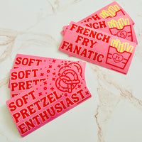 French Fry Fanatic Bumper Sticker