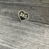 585 Enamel Heart Pin