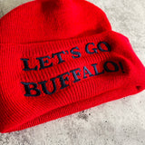 Let’s go Buffalo Red and blue  Beanie