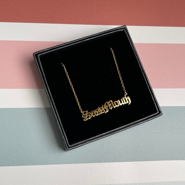 Sass mouth Necklace