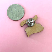 Wooden Lapel Pins // made in America