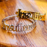 Insufferable Adjustable Dainty Ring