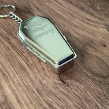 Hell is Other People Ashtray stainless steel keychain