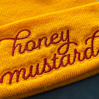 Honey mustard Beanie // made in the USA