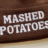 Mashed Potatoes Beanie // made in the USA