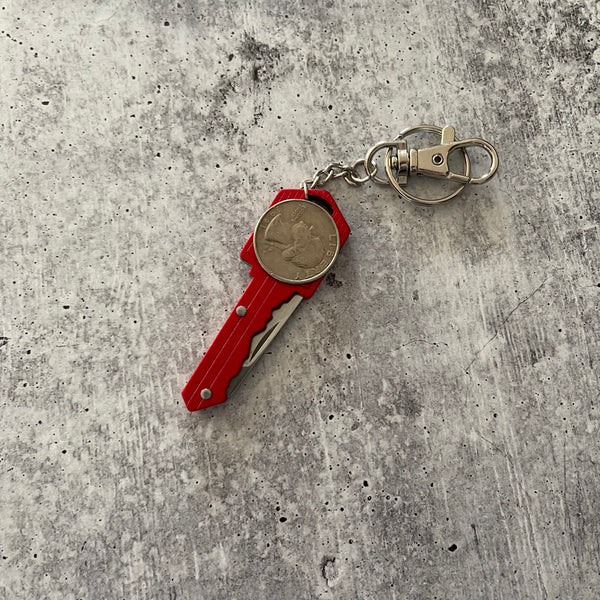 716 Keychain 716 Knife Key Keychain – The Silver Spider