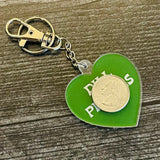 Dill Pickles Heart Acrylic Keychain