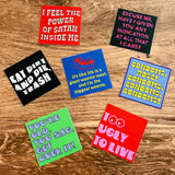 Eat dirt and die trash // Golden Girls inspired sticker