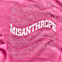 Misanthrope Sweatshirt // Black or Pink