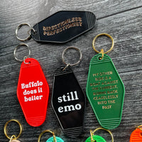 My other ride is a boat against the current hotel Motel Keychain