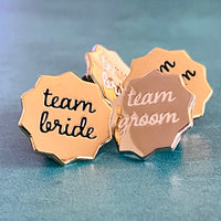 Small Team Groom Enamel Pin