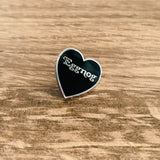 Eggnog Heart small Tiny .75” Pin